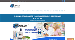 Desktop Screenshot of nopsoreurope.com